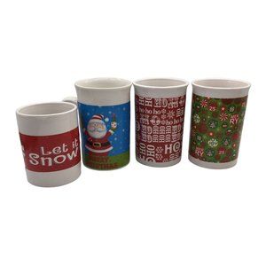 Royal Norfolk Christmas Mugs Festive Mixed Lot of 4